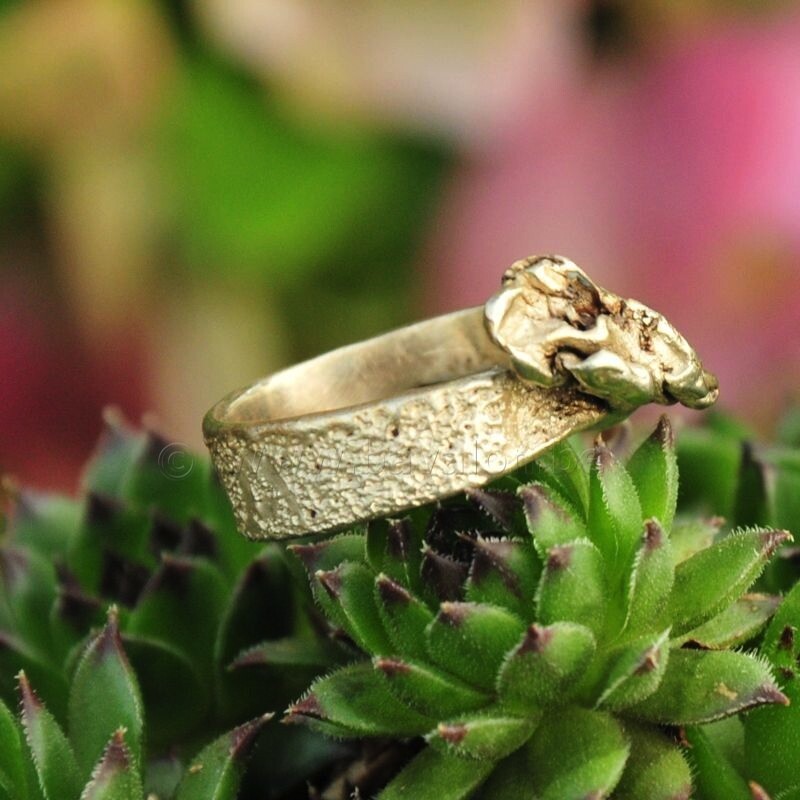 Ring in massief zilver - UNICA - Alex Fabry (België) - Maat56,5