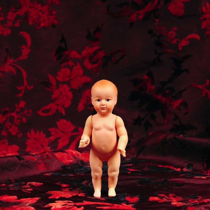 Popje &#39;Petit Colin&#39; - 12 cm - rechte beentjes - MAT - Petitcollin