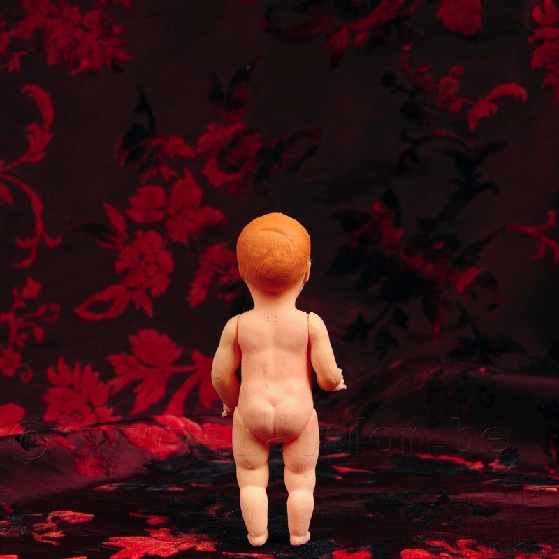 Popje 'Petit Colin' - 12 cm - rechte beentjes - MAT - Petitcollin