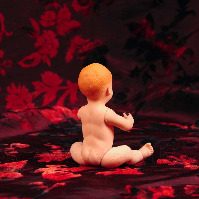 Popje 'Petit Colin' - 12cm - gebogen beentjes - MAT - Petitcollin