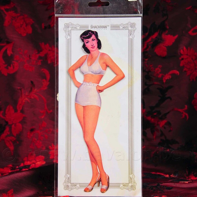 &#39;Ava Gardner&#39; vintage kartonnen poppenset met garderobe