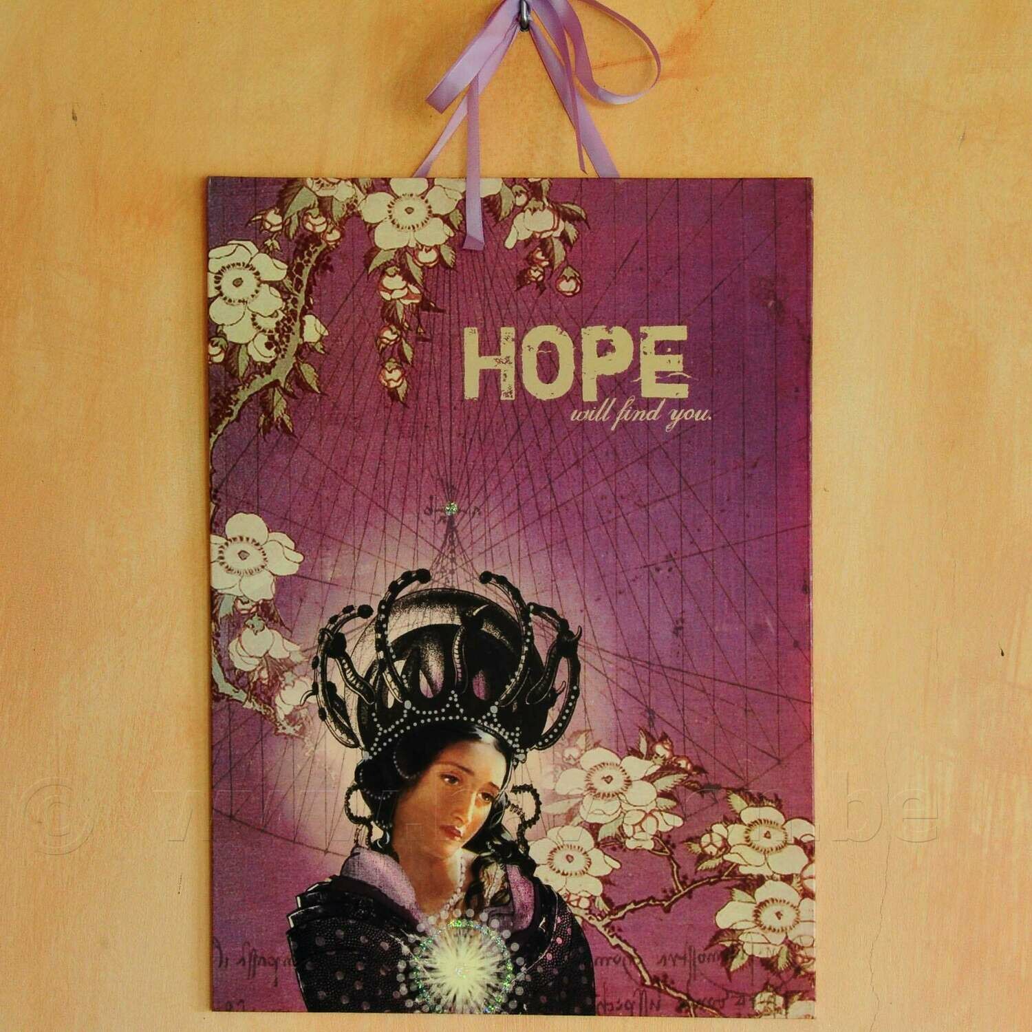 Grote illustratie &#39;Hope will find you&#39;