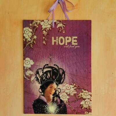 Grote illustratie &#39;Hope will find you&#39;
