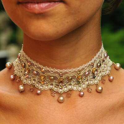 Halssieraad choker - Linda Lacroix (Paris)