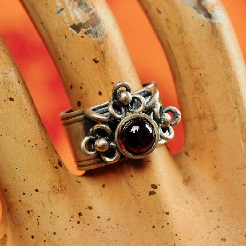 Ring in massief zilver - UNICA - Lize Mommaerts - Maat 55,5