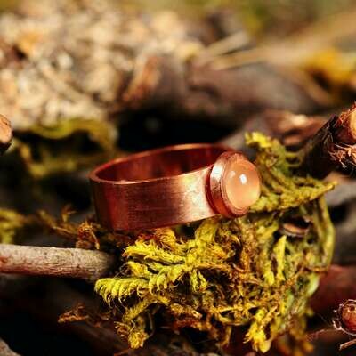 Ring in massief zilver - Lize Mommaerts - Maat 51,5