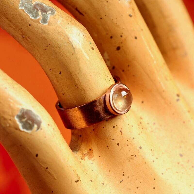 Ring in massief zilver - Lize Mommaerts - Maat 51,5
