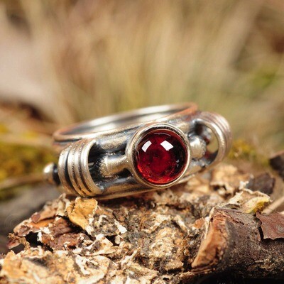 Ring in massief zilver - UNICA - Lize Mommaerts - Maat 55,5