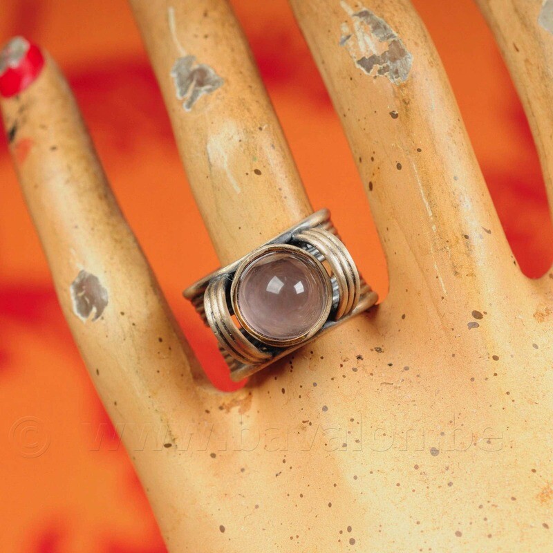 Ring in massief zilver - UNICA -Lize Mommaerts - Maat 55