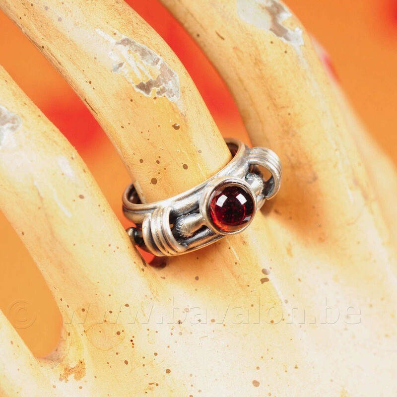 Ring in massief zilver - UNICA - Lize Mommaerts - Maat 55,5