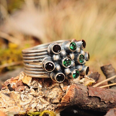 Ring in massief zilver - UNICA - Lize Mommaerts - Maat 57,5