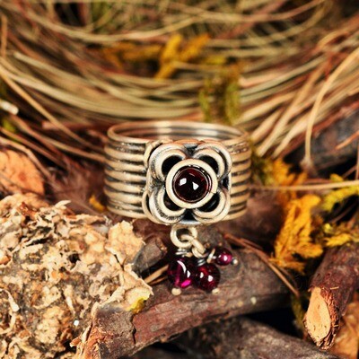 Ring in massief zilver - UNICA - Lize Mommaerts - Maat 59