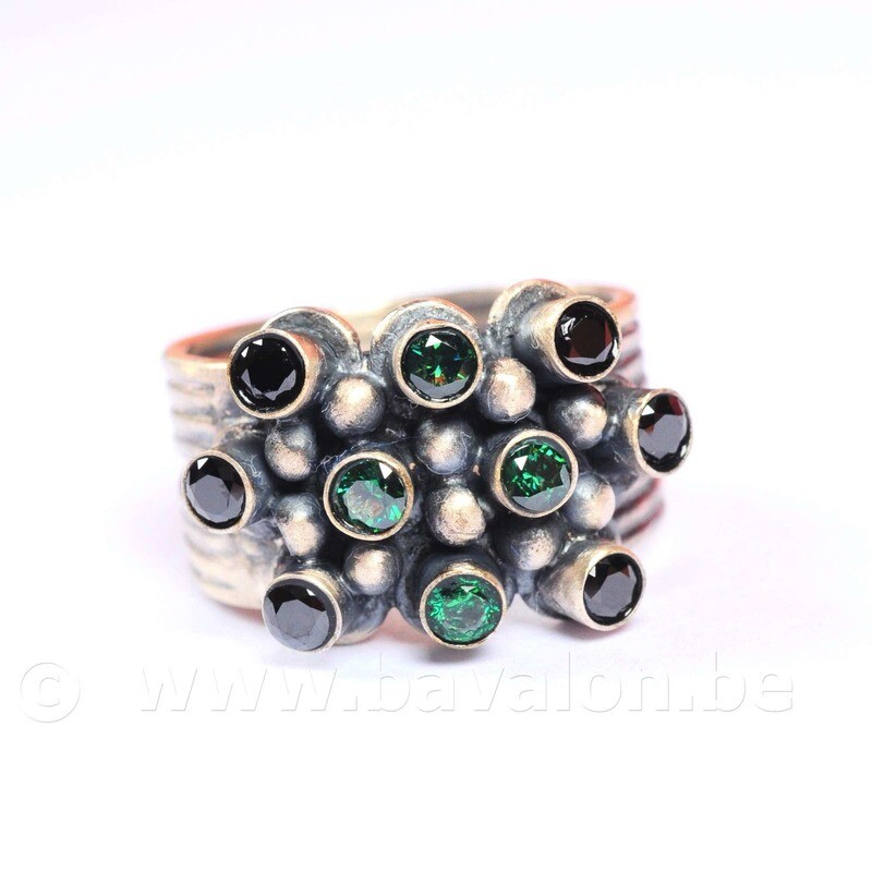 Ring in massief zilver - UNICA - Lize Mommaerts - Maat 57,5