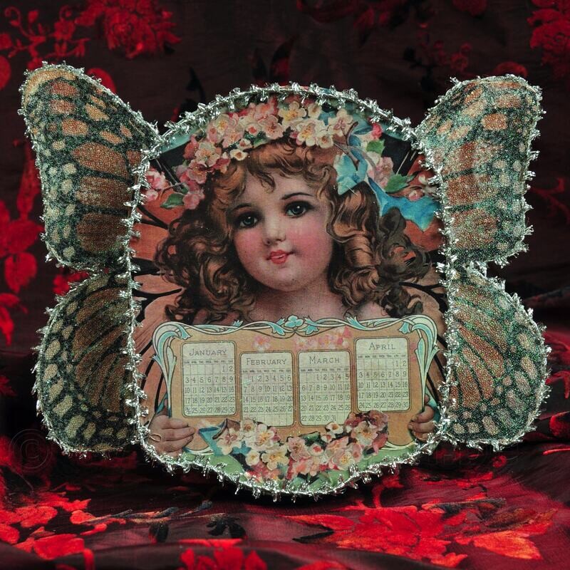 Set van 4 &#39;Angel Candy Boxes Four Seasons&#39; - Katherine&#39;s Collection - vlindervorm