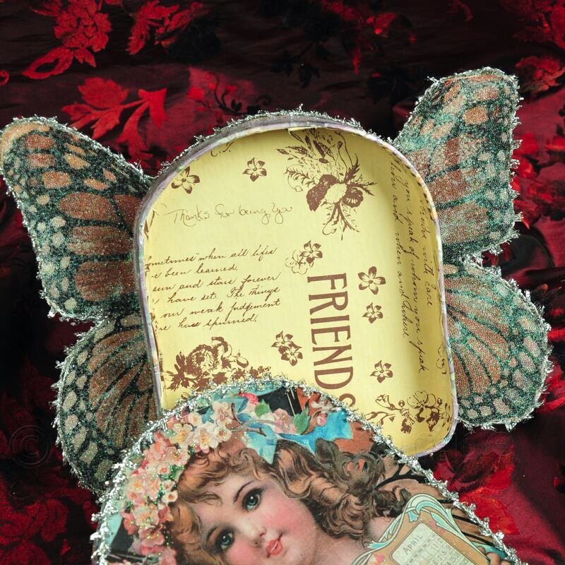 Set van 4 'Angel Candy Boxes Four Seasons' - Katherine's Collection - vlindervorm