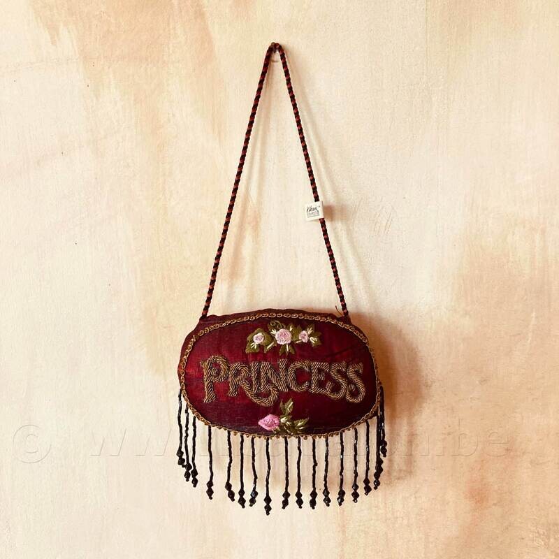 Deurknop-kussentje 'Princess' broderie