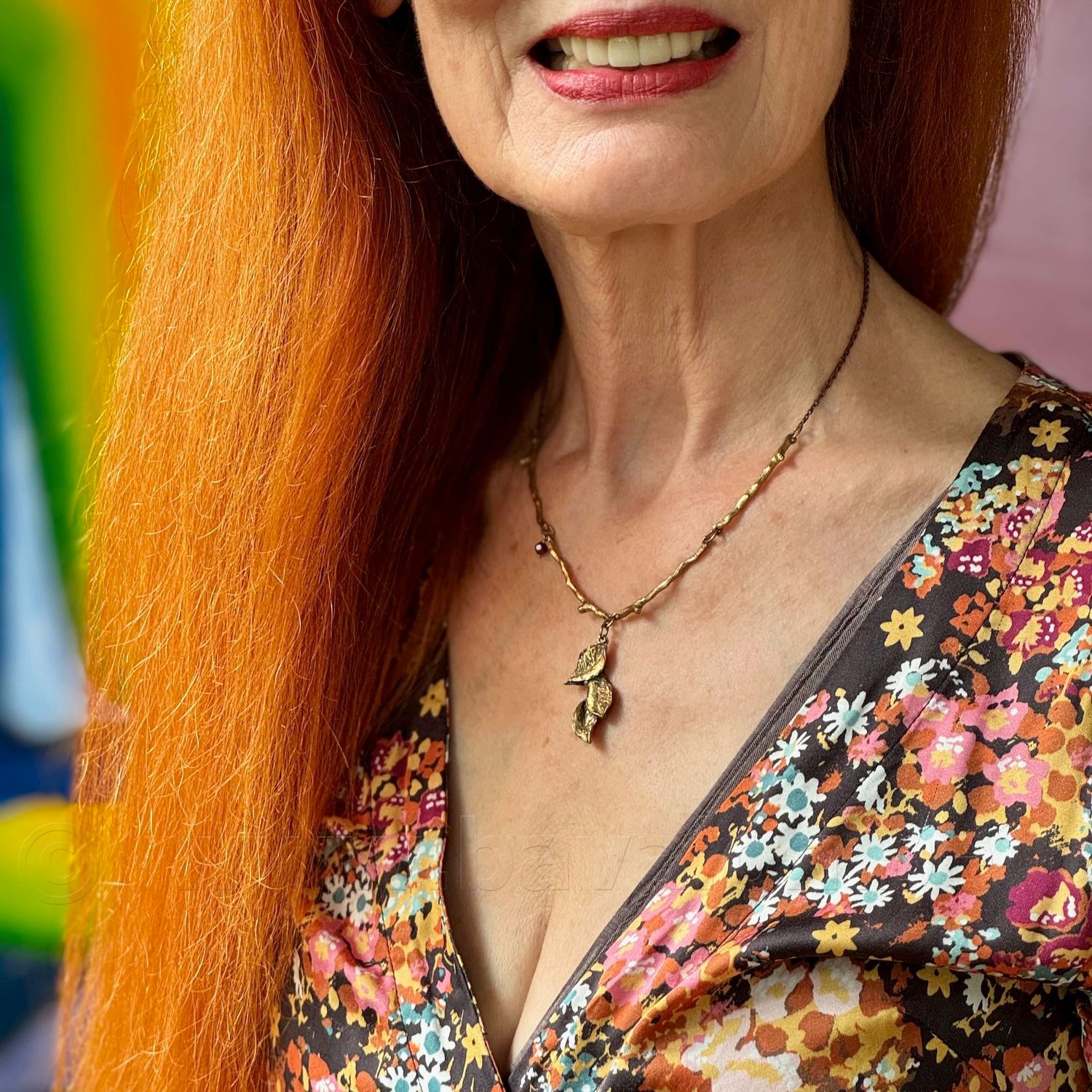 Halssieraad in similor - Josiane Douchamps (België)