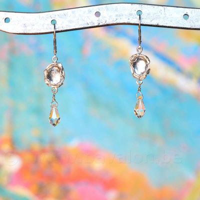 Oorring in massief zilver - Josiane Douchamps (België) Oorring in massief zilver - Josiane Douchamps (België)