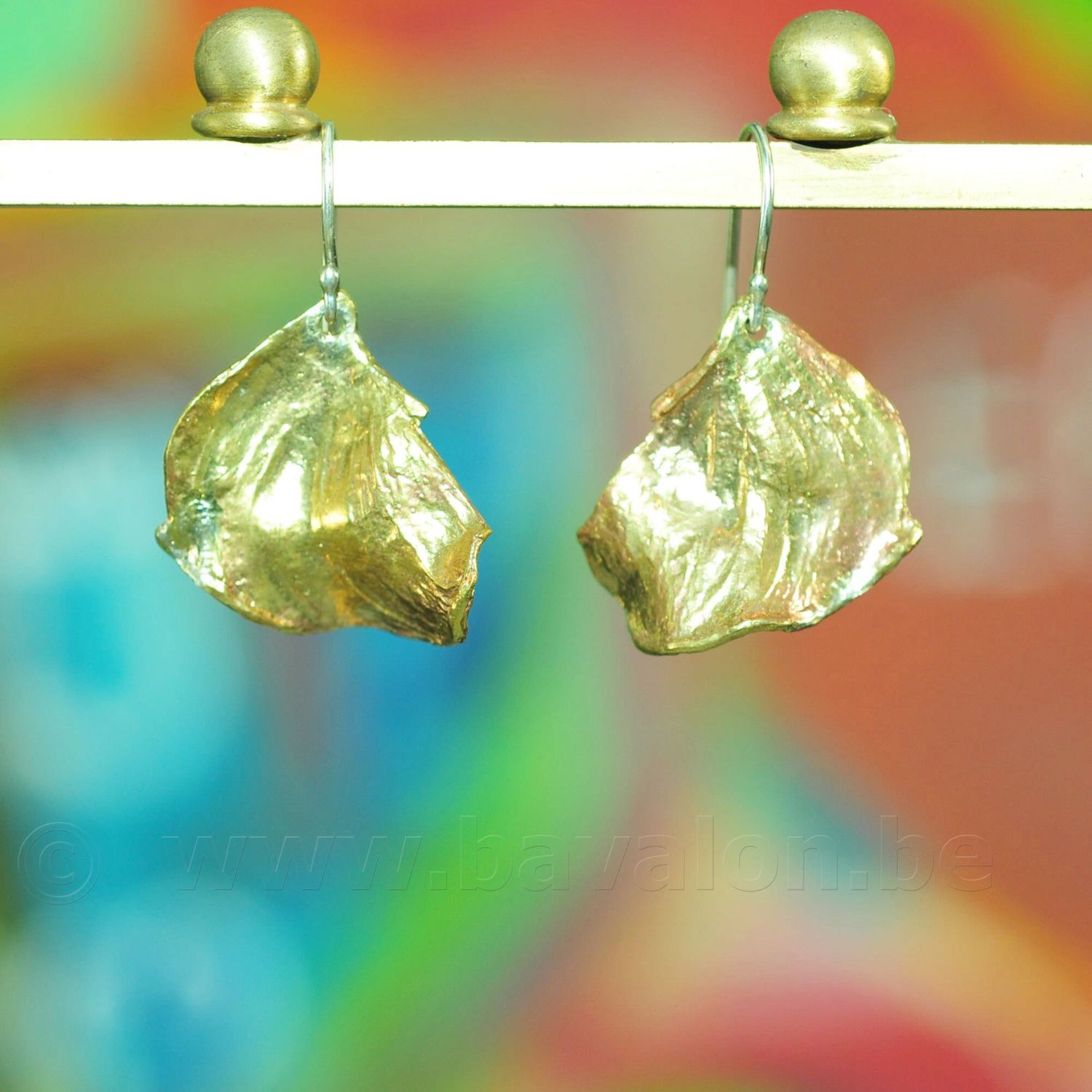 Oorringen 'Automnal' in similor en zilver - Josiane Douchamps Oorringen 'Automnal' in similor en zilver - Josiane Douchamps