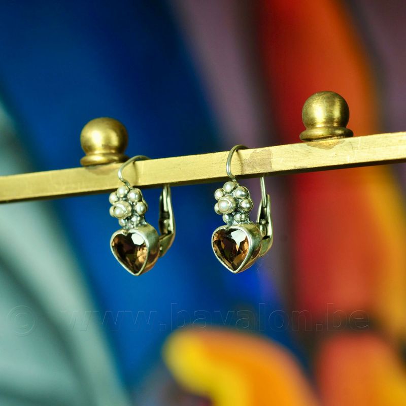 Oorringen in massief zilver - Carré Copenhagen (Denemarken)