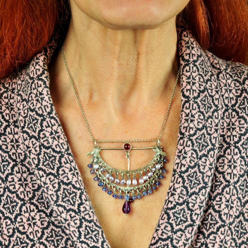 Halsketting zilver - Lize Mommaerts