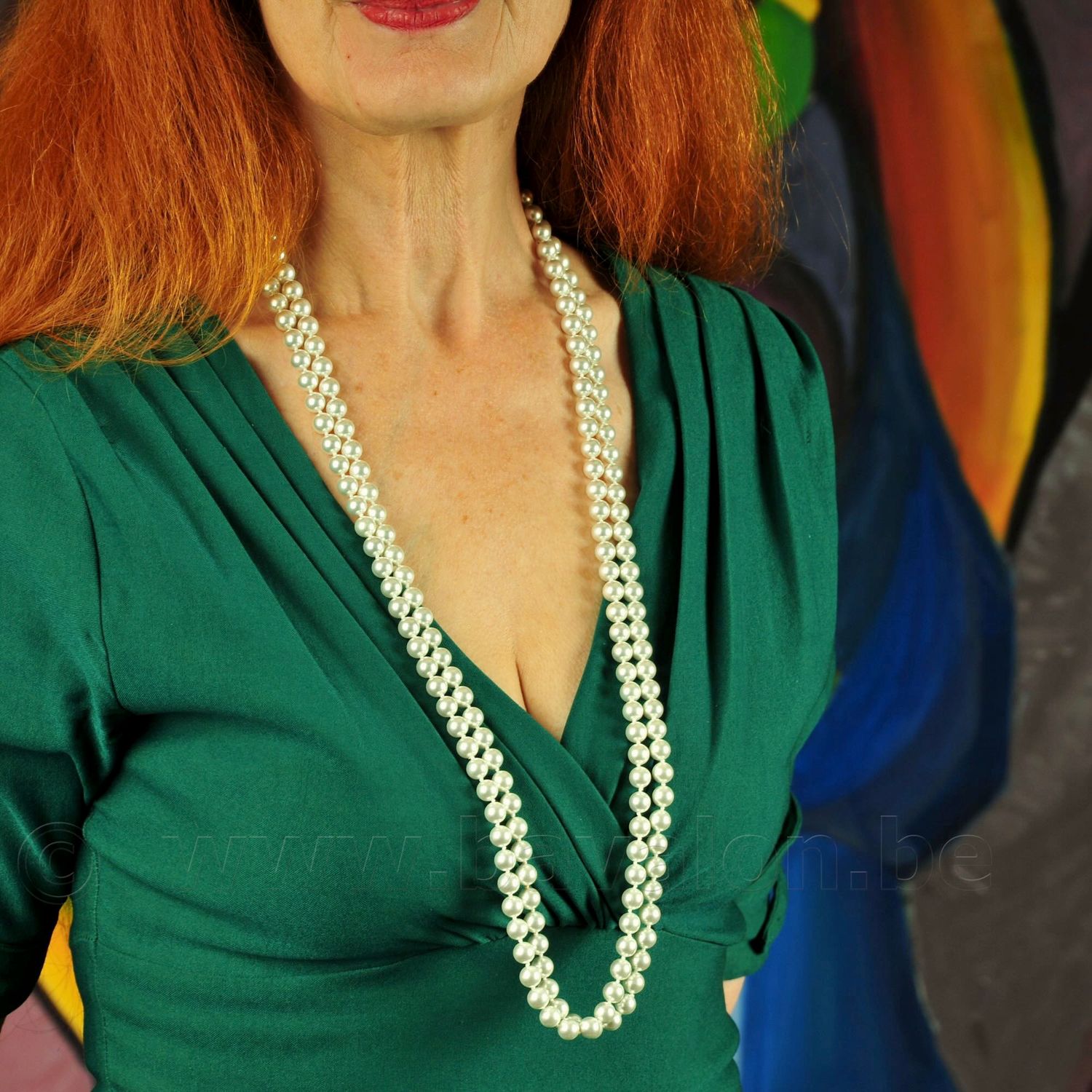 Parelmoeren halsketting XXL Parelmoeren halsketting XXL