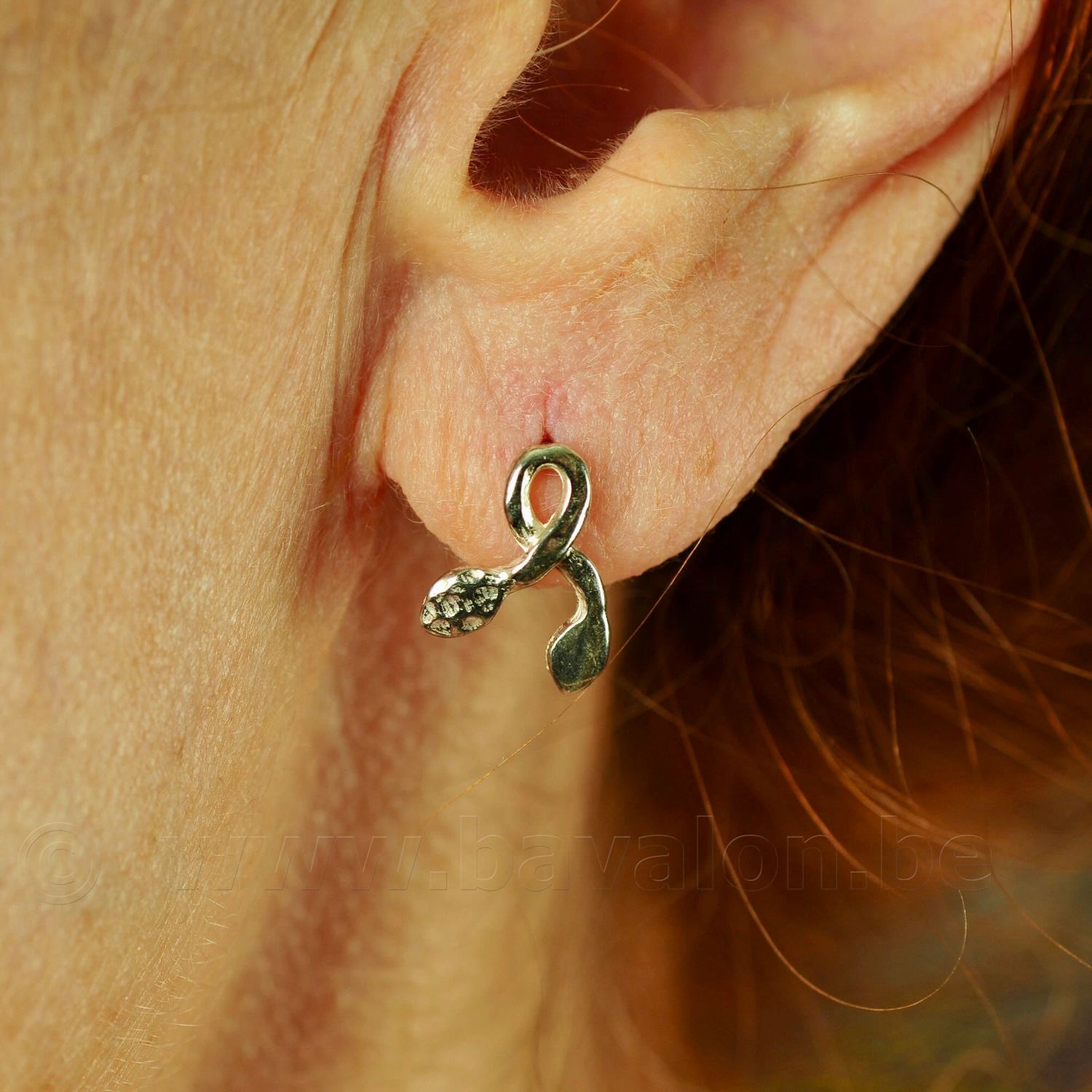 Oorringen in massief zilver - Jéh (Nederland)