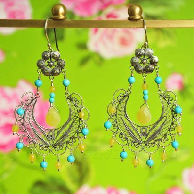 Oorring in massief zilver - Yvone Christa (New York)