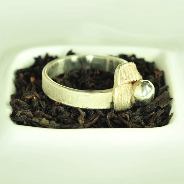 Ring in massief zilver - UNICA - Alex Fabry (België) - Maat57