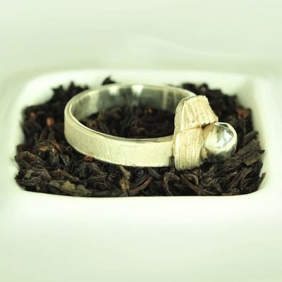 Ring in massief zilver - UNICA - Alex Fabry (België) - Maat57