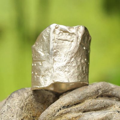 Ring in massief zilver - Ralf De Burchgrave (België)