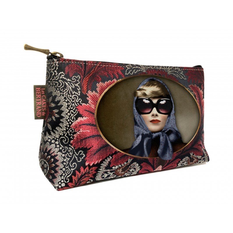 Lady Purse &#39;Brigitte Mandarin Carmin&#39; - Les Cakes de Bertrand