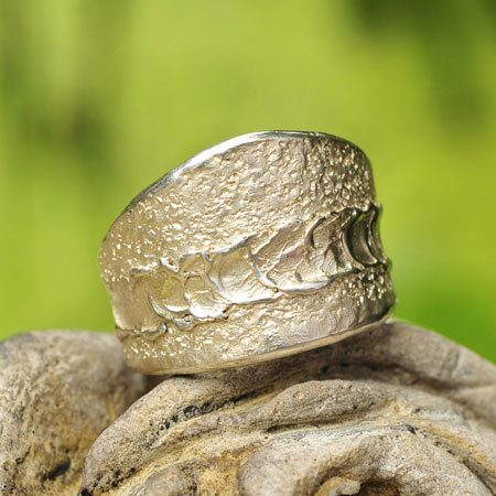 Ring in massief zilver - Ralf De Burchgrave (België)