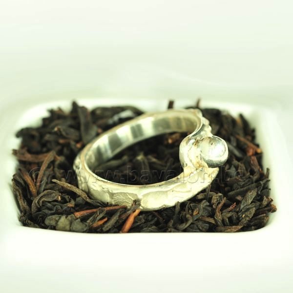 Ring in massief zilver - UNICA - Alex Fabry (België) - Maat54,5