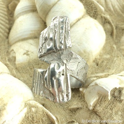 Ring in massief zilver - UNICA - Alex Fabry (België)