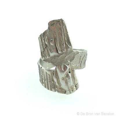 Ring in massief zilver - UNICA - Alex Fabry (België)