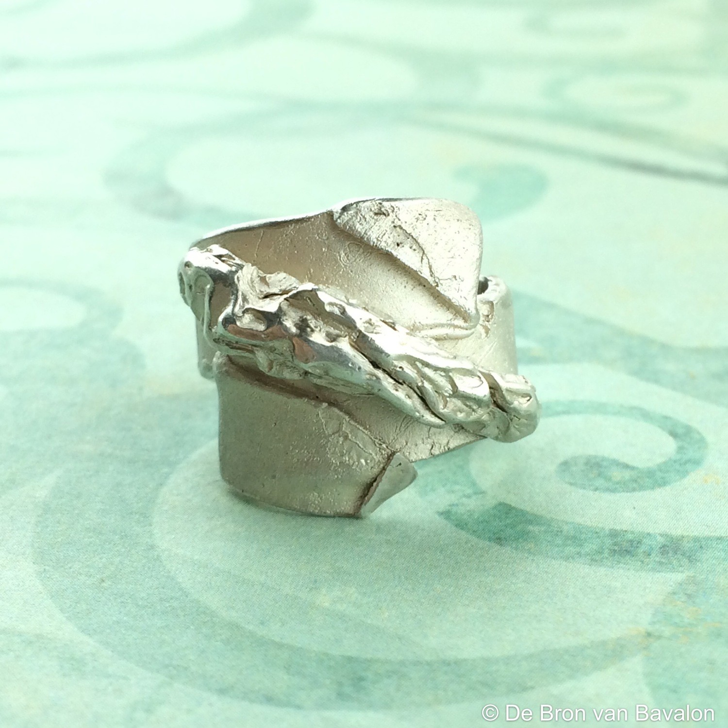 Ring in massief zilver - UNICA - Alex Fabry (België)