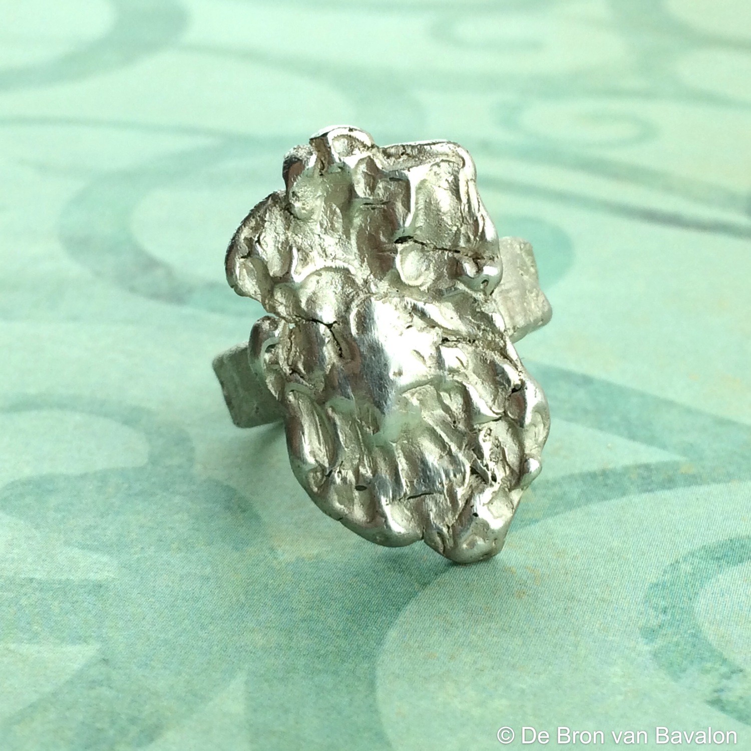 Ring in massief zilver - UNICA - Alex Fabry (België)