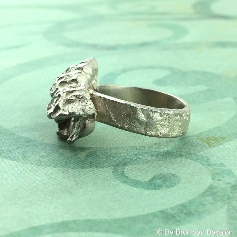 Ring in massief zilver - UNICA - Alex Fabry (België) - Maat56