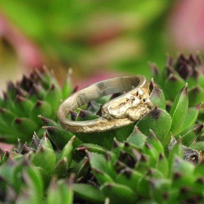 Ring in massief zilver - UNICA - Alex Fabry (België) - Maat53