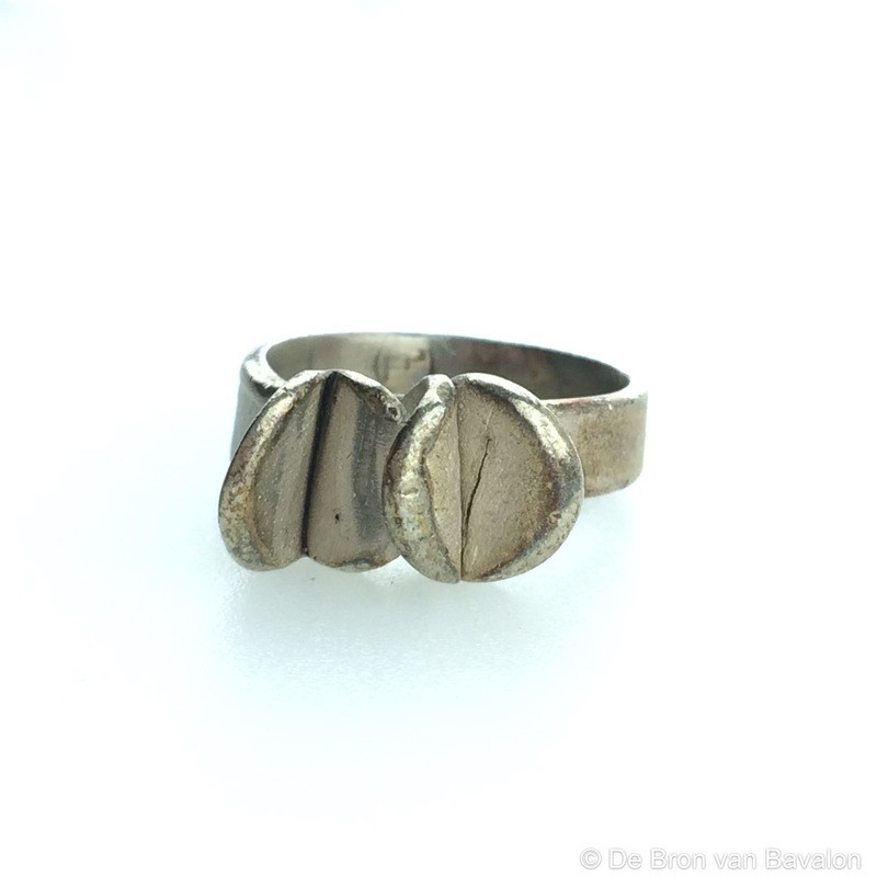 Ring in massief zilver - UNICA - Alex Fabry (België) - Maat54