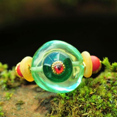 Ring in gekleurd hars - Maat 57 Ring in gekleurd hars - Maat 57