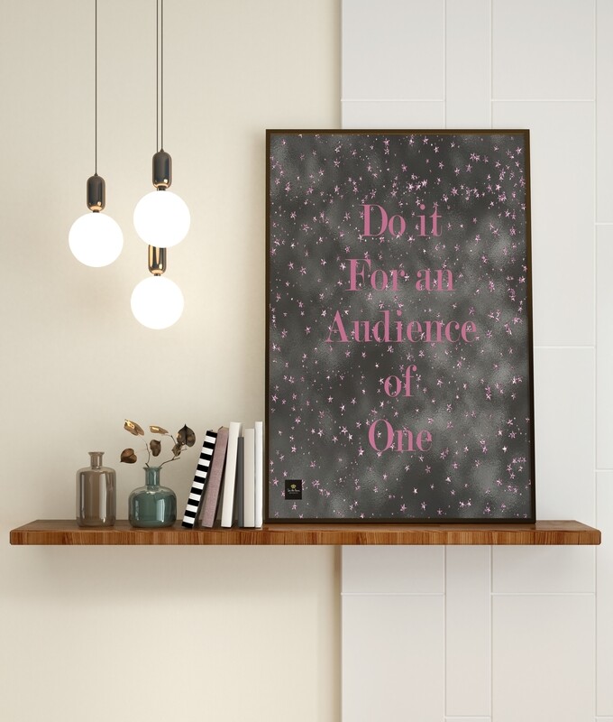 Audience of One Inspirational Wall Art