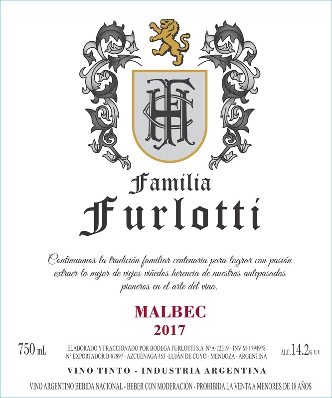 Familia Furlotti Malbec 2018 Finca Adalgisa