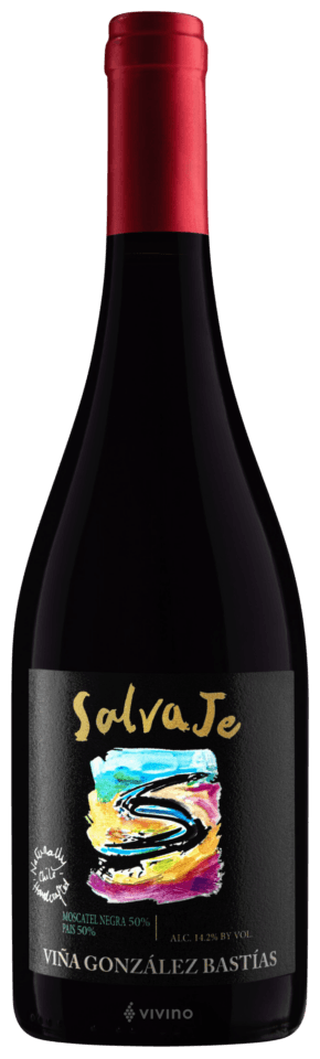 Vina Gonzales Bastias, Moscatel Negra Pais Salvaje 2019