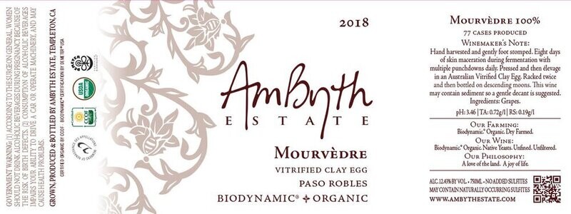 Ambyth Estate Mourvedre 2018