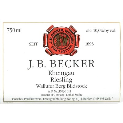 J.B Becker Wallufer Berg Bildstock 2020 Riesling Kabinett