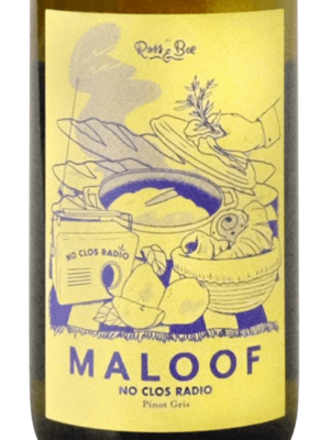 Ross &amp; Bee Maloof No Clos Radio Pinot Gris 2021