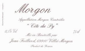Jean Foillard Morgon Cote du Py 2021