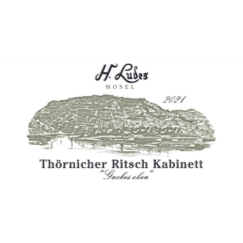 Hermann Ludes Riesling Kabinett Feinherb Gackes Oben 2022